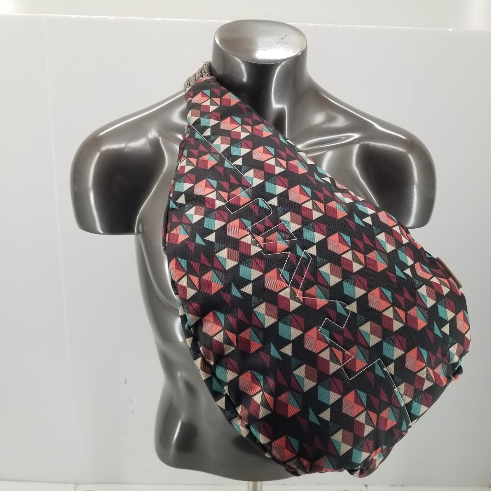 KAVU ROPE SLING Pattern Party Messenger Backpack Monosling Crossbody - Picture 5 of 12